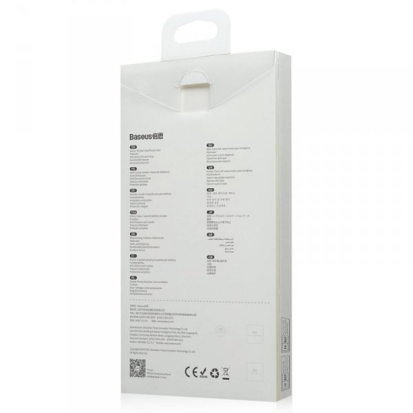 Baseus Frosted Glass Case etui pokrowiec do iPhone 13 Pro sztywna obudowa z żelową ramką czarny (ARWS000401)