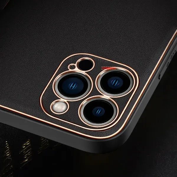 Dux Ducis Yolo eleganckie etui pokrowiec ze skóry ekologicznej iPhone 13 Pro czerwony