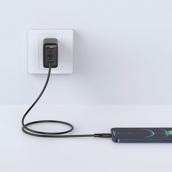 Kabel Acefast C3-01 Lightning - USB-C PD 30W 3A 480Mb/s 1,2m - biały