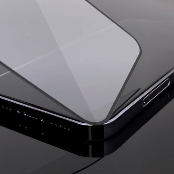 Wozinsky super wytrzymałe szkło hartowane Full Glue na cały ekran z ramką Case Friendly Samsung Galaxy S22+ (S22 Plus) czarny
