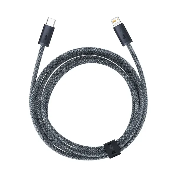 Kabel Baseus CALD000116 Lightning - USB-C PD 20W 480Mb/s 2m - szary