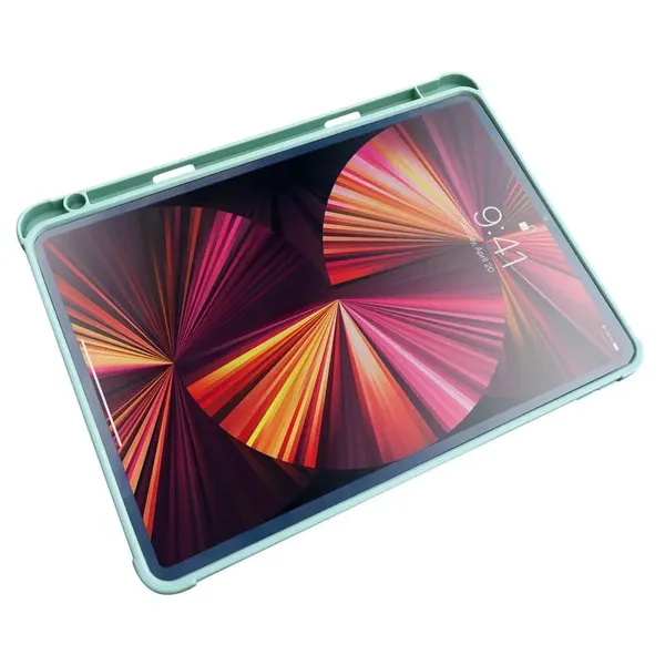 Stand Tablet Case etui Smart Cover pokrowiec na iPad 10.2'' 2021 z funkcja podstawki zielony