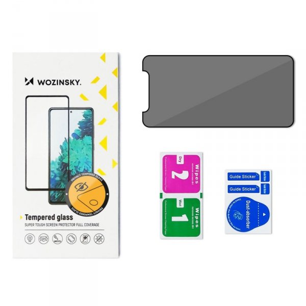 Wozinsky Privacy Glass szkło hartowane do iPhone 16e / 14 / 13 / 13 Pro z filtrem Anti Spy prywatyzujące