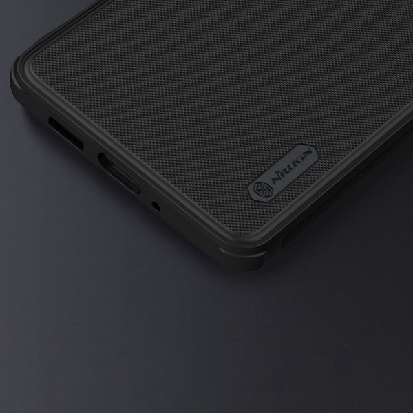 Nillkin Super Frosted Shield Pro wytrzymałe etui pokrowiec Samsung Galaxy A73 czarny