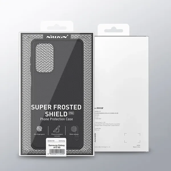 Nillkin Super Frosted Shield Pro wytrzymałe etui pokrowiec Samsung Galaxy A73 zielony