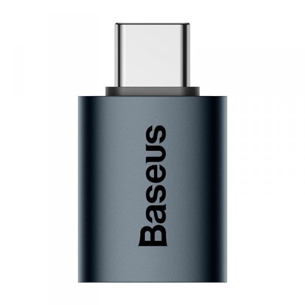 Adapter Baseus Ingenuity Series z USB-C do USB-A 10Gb/s - niebieski