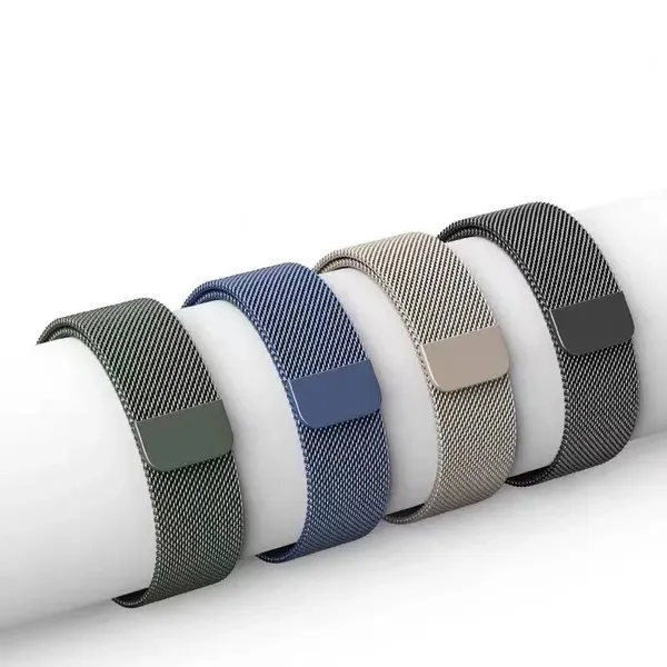 Magnetyczna opaska bransoleta Magnetic Strap pasek do Apple Watch 45 mm - miętowa
