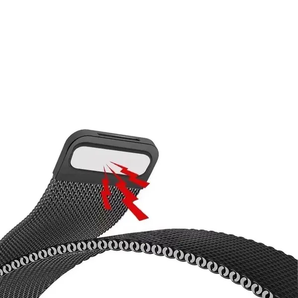 Magnetyczna opaska bransoleta Magnetic Strap pasek do Apple Watch 45 mm - miętowa