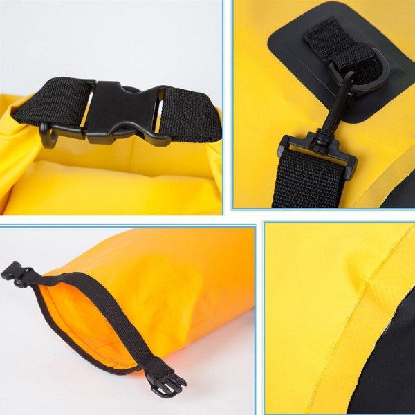 Wodoodporny worek plecak PVC 10l - różowy