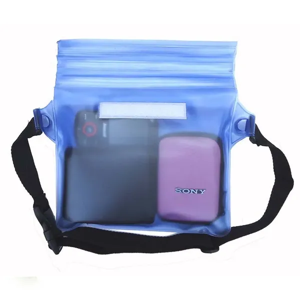 Wodoodporna saszetka / nerka PVC - czarna