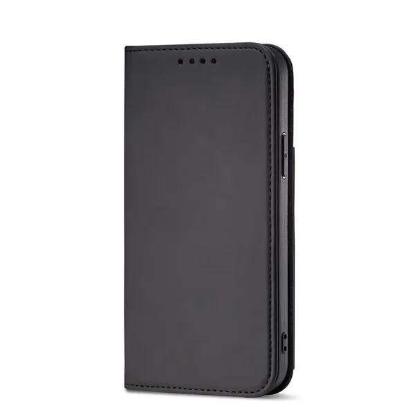 Magnet Card Case etui iPhone 14 pokrowiec z klapką portfel podstawka czarne
