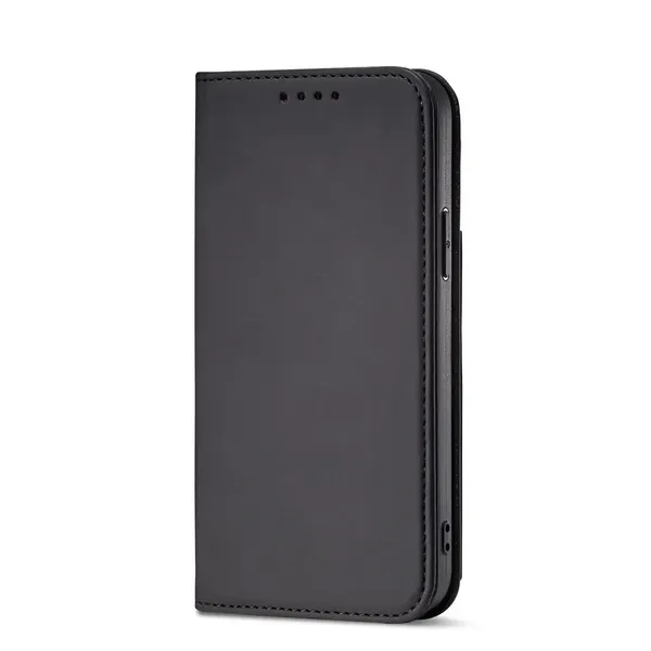 Magnet Card Case etui iPhone 14 Pro Max pokrowiec z klapką portfel podstawka czarne