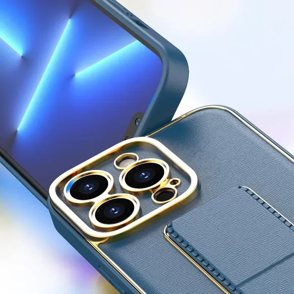 New Kickstand Case etui do iPhone 13 z podstawką niebieski
