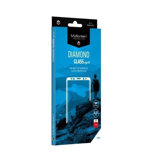 MS Diamond Glass Edge 3D iPhone X/Xs czarny/black szkło hartowane