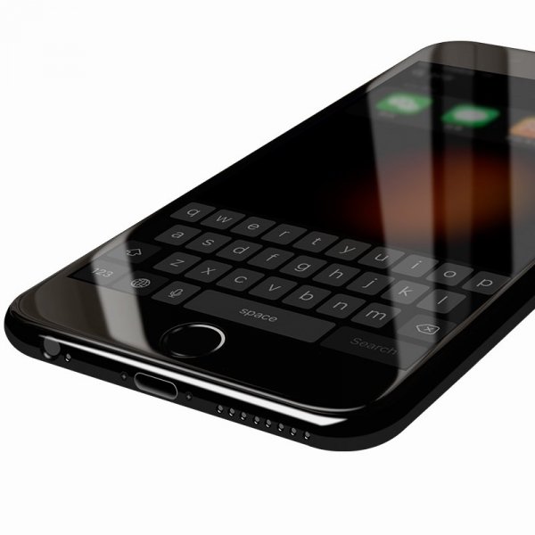 HardGlass MAX 5D - Szkło Hartowane na cały ekran do Apple iPhone 7 PLUS / 8 PLUS (5,5&quot;) kolor czarny