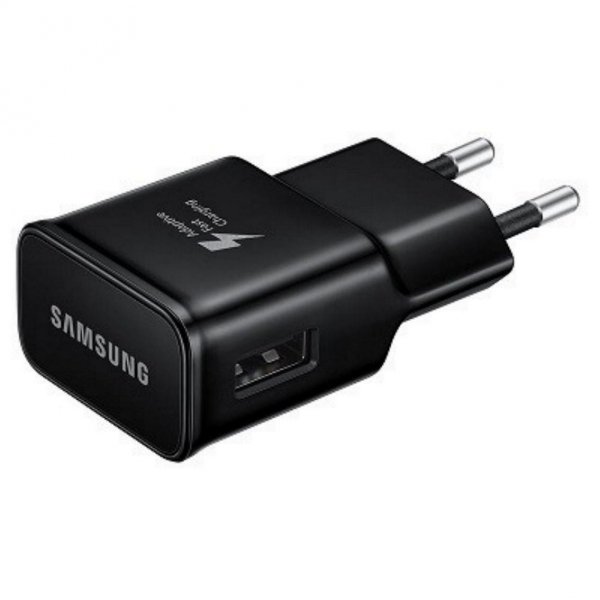 SAMSUNG - ORYGINALNA ŁADOWARKA SIECIOWA 2A FAST CHARGE EP-TA200EBE z kablem USB-C EP-DR140 0,8m - Galaxy S10 S10E S10 Lite S10+ S20 , A12 , A20E A20s A21 A02s A50 A41 A42 A51 A52 A70 M21 M31 Xcover 5 , S20 FE M12 M13 M23 5G TAB S7 S7+ (czarna)