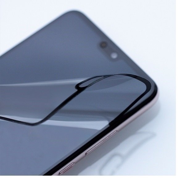 3MK FlexibleGlass Max iPhone Xs Max czarny/black, Szkło Hybrydowe z wzmocnionymi krawędziami