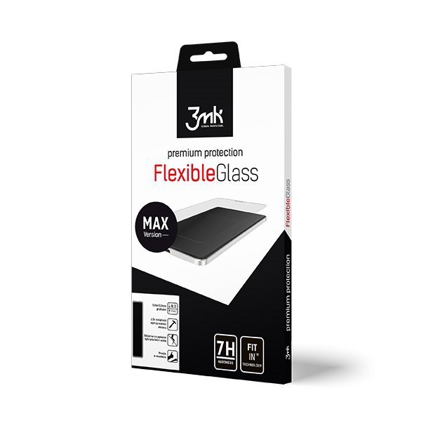 3MK FlexibleGlass Max iPhone 116,1&quot; czarny/black, Szkło Hybrydowe z wzmocnionymi krawędziami