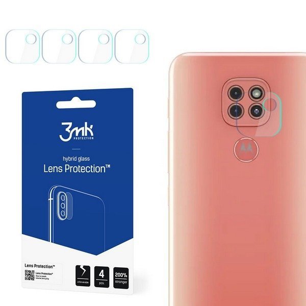 3MK Lens Protect Motorola Moto G9 PlayOchrona na obiektyw aparatu 4szt