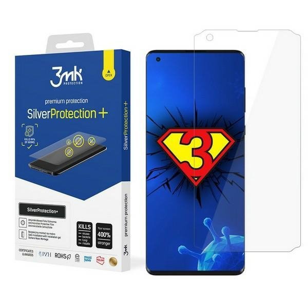 3MK Silver Protect+ Motorola Edge PlusFolia Antymikrobowa montowana na mokro