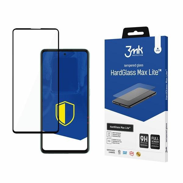 3MK HardGlass Max Lite Samsung A526A52 5G/4G/A52s czarny/black