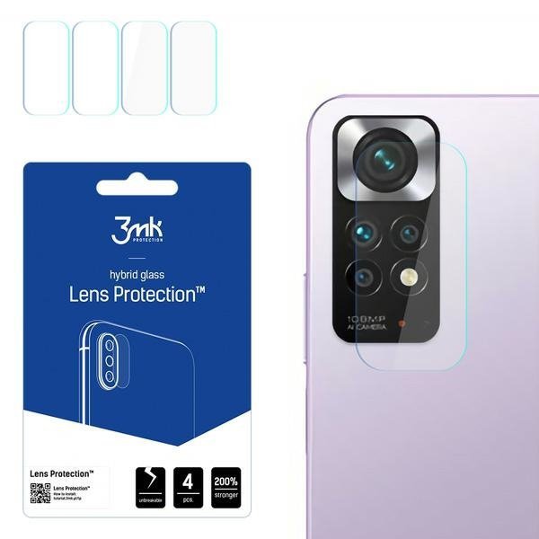 3MK Lens Protect Xiaomi Redmi Note 11 4G Ochrona na obiektyw aparatu 4szt