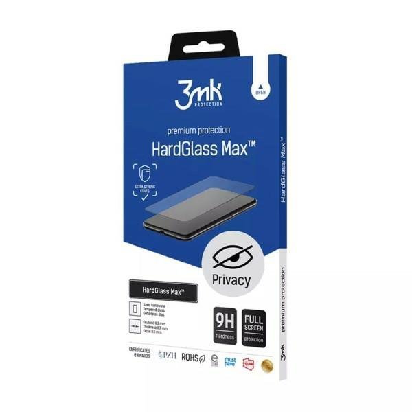 3MK HardGlass Max Privacy iPhone 14 Pro6,1&quot; czarny/black, FullScreen Glass