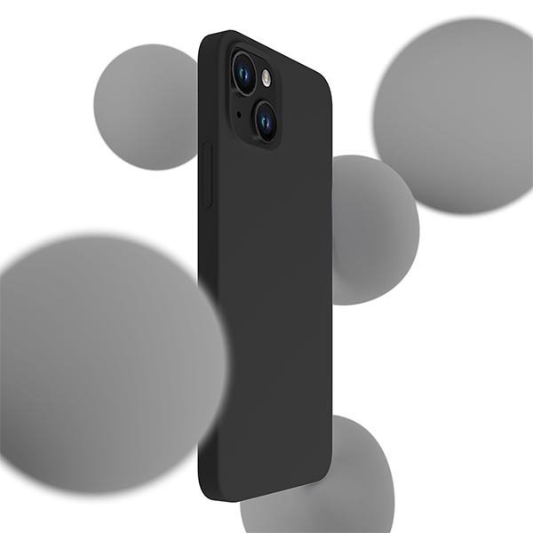 3MK Silicone Case iPhone 13 mini 5,4&quot;czarny/black