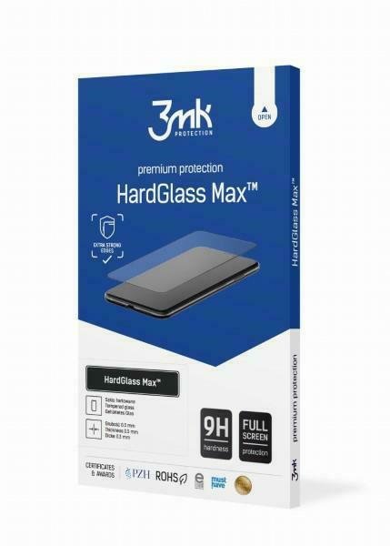 3MK HardGlass Max iPhone 15 Pro Max 6.7&quot; czarny/black, Fullscreen Glass
