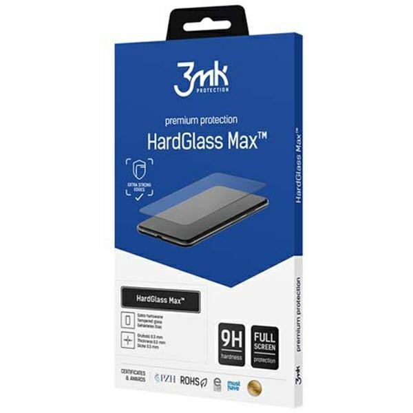 3MK HardGlass Max Sam S24+ S926czarny/black, Fullscreen Glass