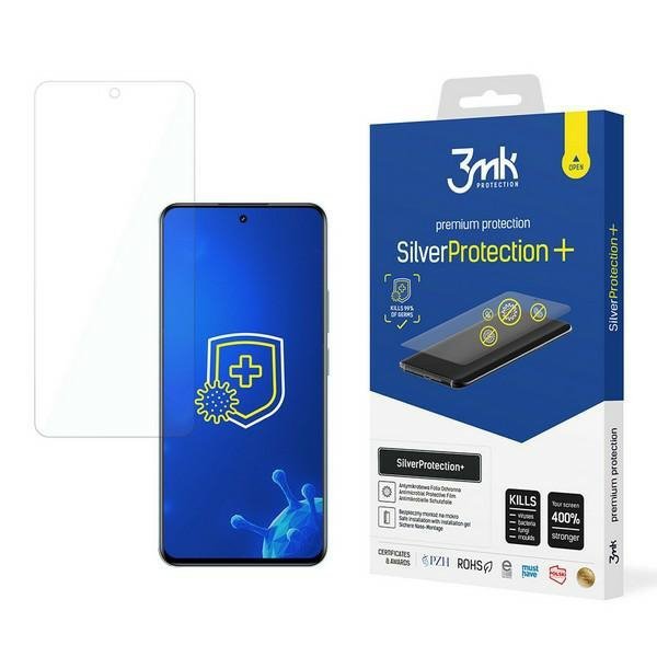 3MK SilverProtect+ Realme 12+ 5G FoliaAntymikrobowa montowana na mokro