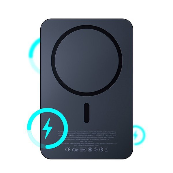 3MK MagSynergy Powerbank 5000mAhz funkcją ładowania bezprzewodowego MagSafe