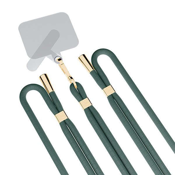 3MK EasyClip Dark Green (gold)smycz do telefonu