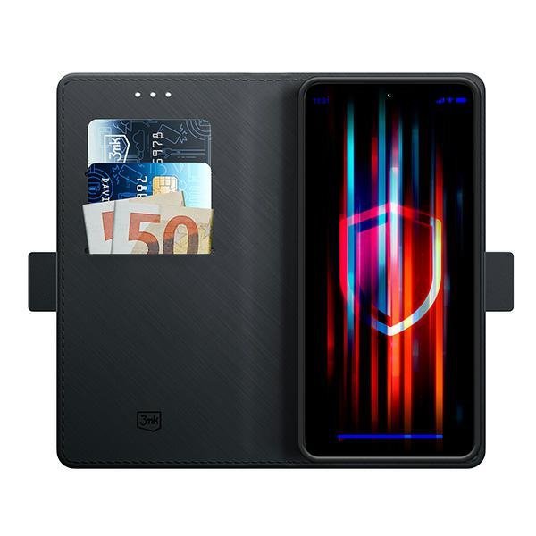 3MK Wallet Case Redmi Note 13 Pro 4Gczarny/black