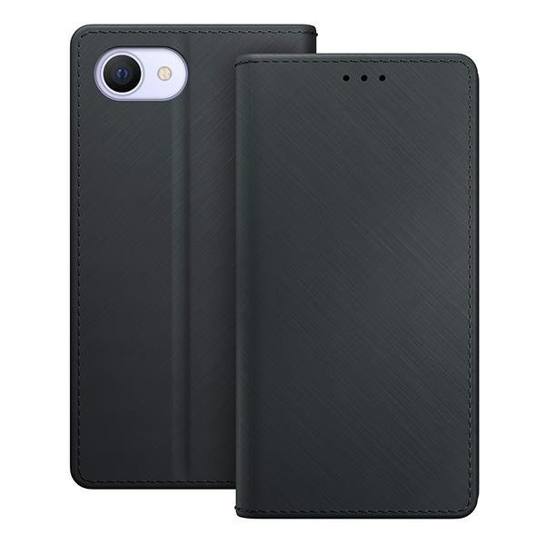 3MK Wallet Case iPhone 16E czarny/black