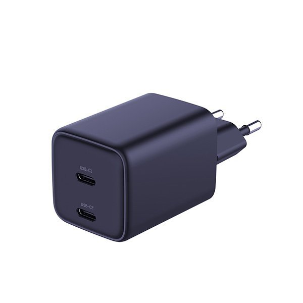 3MK Hyper Charger PD 45W ład. sieć.czarna/black + 2x USB-C Cables