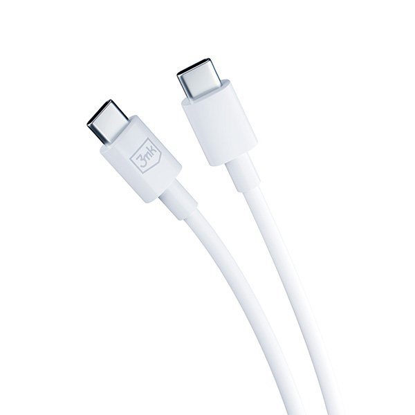3MK Hyper Charger PD 25W ład. sieć.biała/white + 1x USB-C Cable