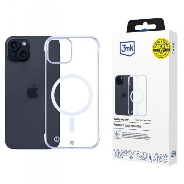 Etui 3MK Just20g MagCase do iPhone 15 Plus