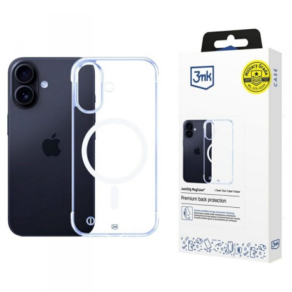 Etui 3MK Just20g MagCase do iPhone 16 Plus