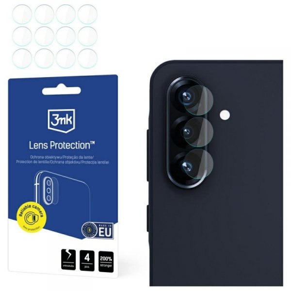 Ochrona na obiektyw aparatu 3MK Lens     Protect do Samsung Galaxy A56 5G 4szt