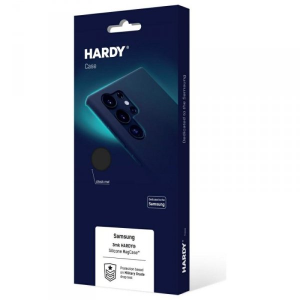 Etui 3MK HARDY Silicone MagCase do       Samsung Galaxy S25 Edge czarny