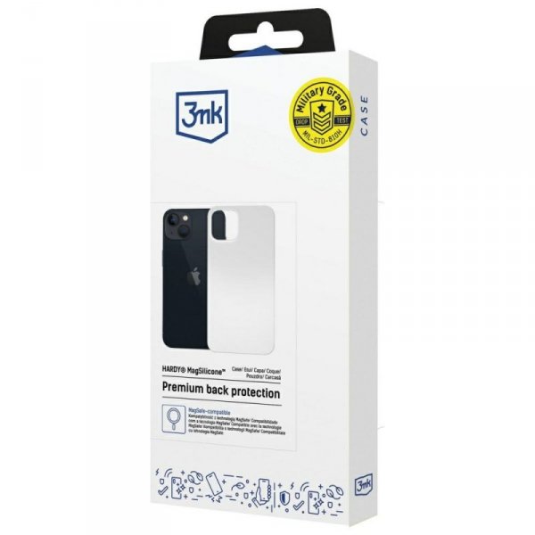 Etui 3MK Hardy MagSilicone do Apple      iPhone 14 Plus biały