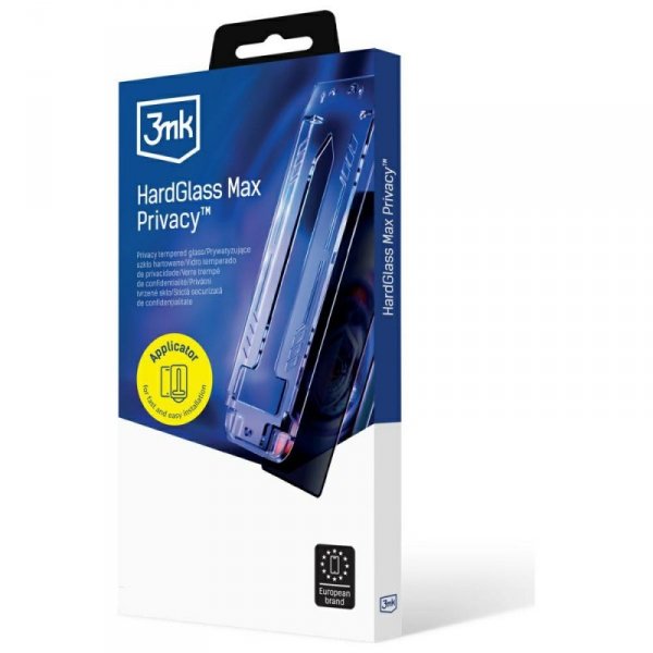 Szkło hartowane 3MK HardGlass Max        Privacy z aplikatorem do Apple iPhone 13 Pro Max/14 Plus