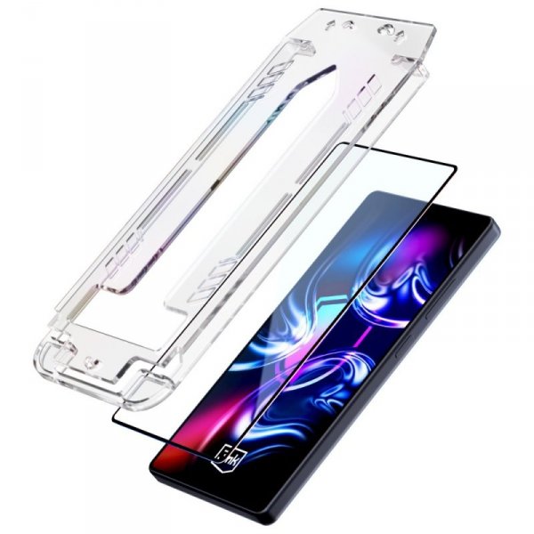 Szkło hartowane 3MK HardGlass Max        z aplikatorem do Apple iPhone 17 Pro