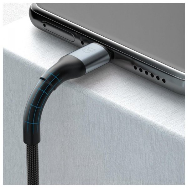 Kabel 3MK Hyper Cable N-SERIES USB-C do  USB-C 1m 20V/5A 100W czarny