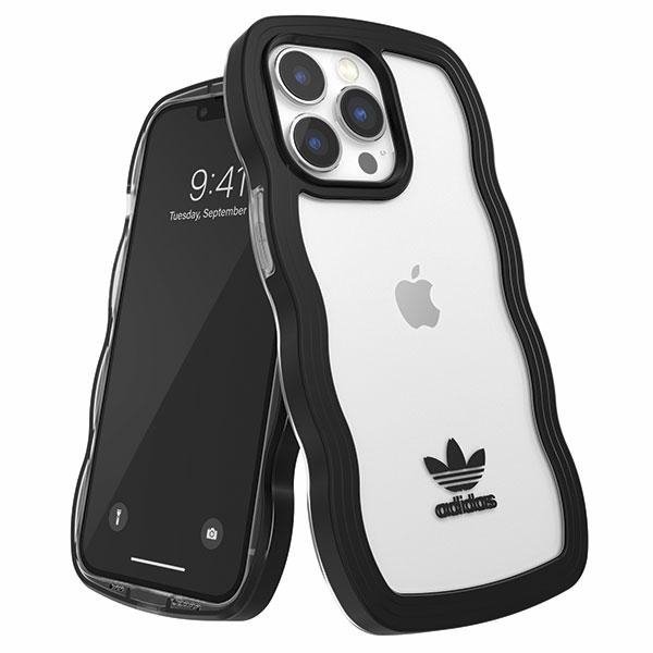 Adidas OR Wavy Case iPhone 13 Pro/13 6,1&quot; czarny-przezroczysty/black-transparent 51900