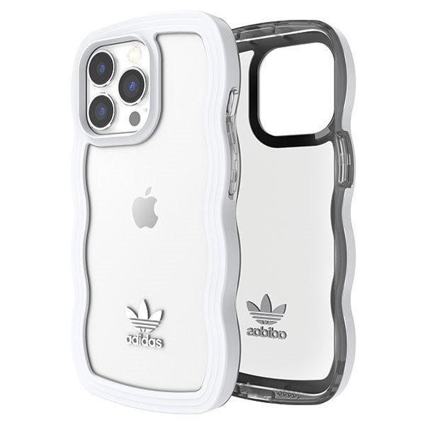 Adidas OR Wavy Case iPhone 13 Pro /13 6,1&quot; biały-przezroczysty/white-transparent 51903