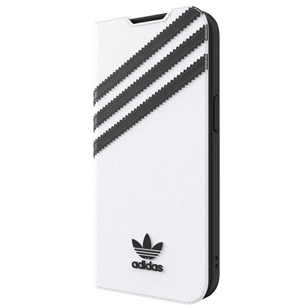 Adidas OR Booklet Case PU iPhone 13 / 14 / 15 6.1&quot; czarno biały/black white 47092
