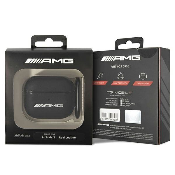 AMG AMA3SLWK AirPods 3 coverczarny/black Leather