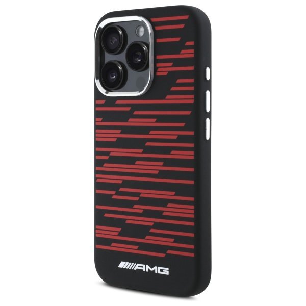 AMG AMHMP16L24SSRRK iPhone 16 Pro 6.3&quot;   czarny/black hardcase Silicone Graphics MagSafe